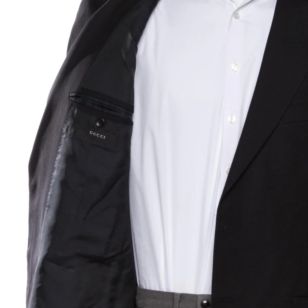 Gucci Wool Two Button Blazer